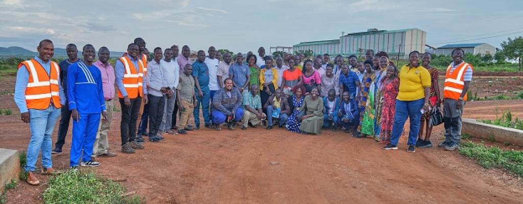Group photo moment of Amuru district leaders and management of Horyal Investment (Atiak Sugar).