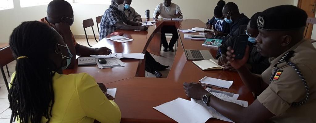 RDC closing the leave no one behind project inception meeting organised by CARITAS at his boardroom on Wednesday
